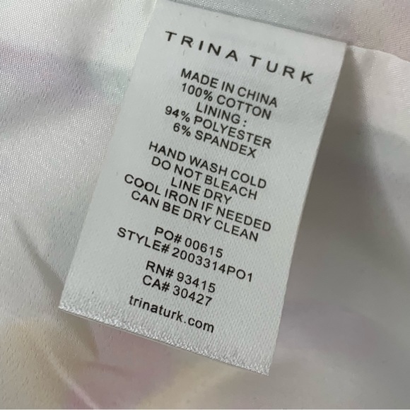 Trina Turk Arboretum Sheath Dress Pastel NWT 8 - Picture 7 of 11